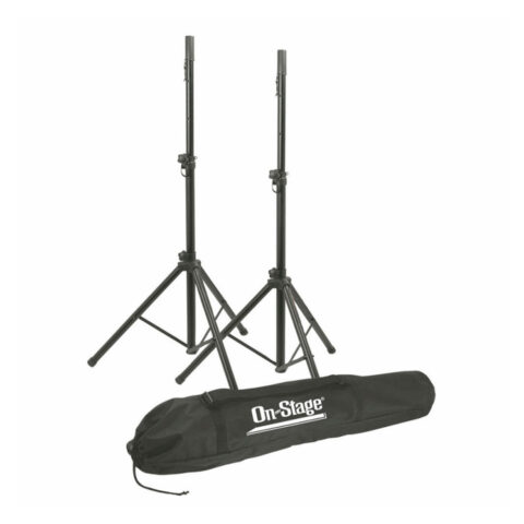 On-Stage SSP7900 Pack de Atriles de Aluminio para Parlantes con Bolsa