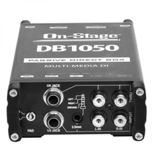 On-Stage DB1050 Caja directa multimedia pasiva
