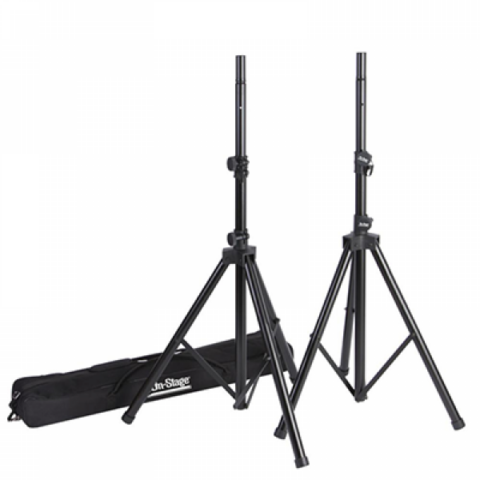 On-Stage SSP7950 Pack de Atriles de Aluminio para Altavoces con Bolsa