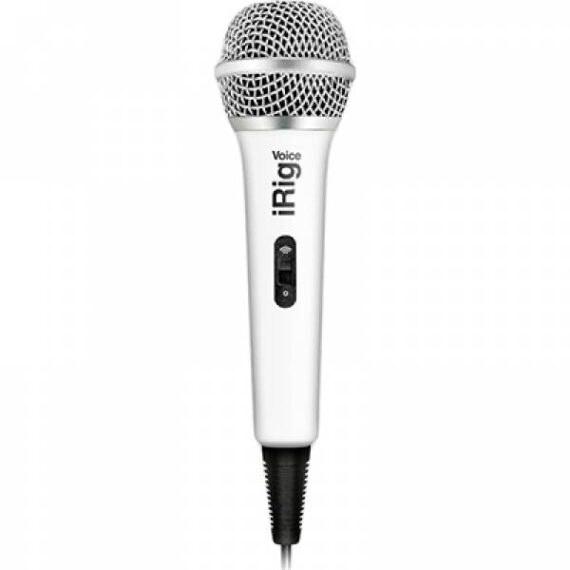 IK Multimedia iRig Mic VOW Micrófono Vocal Blanco para dispositivos iOS y Android