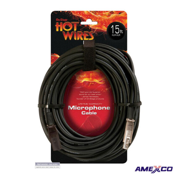 On-Stage MC12-25 Cable para Micrófono de 7.5m.