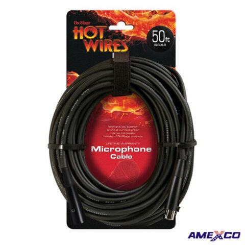 On Stage MC12-50 Cable para Microfono Canon XLR
