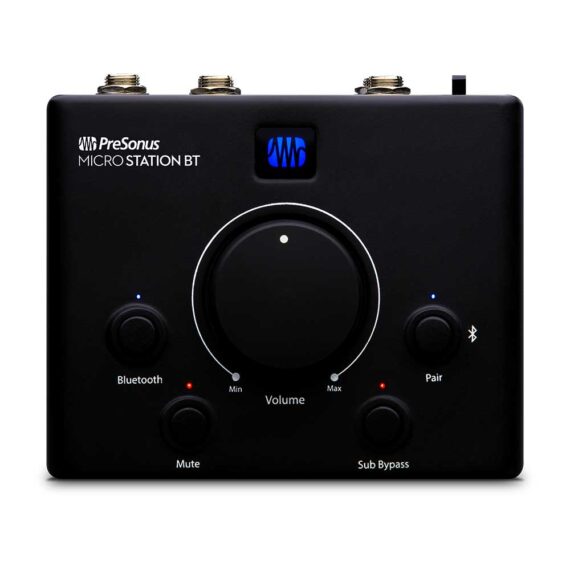 PreSonus Micro Station BT 2.1 con Bluetooth Controlador de Monitor
