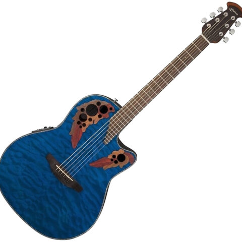 Ovation CE44P-8TQ-G Celebrity Elite Plus - Trans Blue