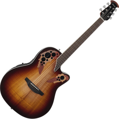 OVATION CE48P-KOAB-G Celebrity Elite Exotic - Dark Burst Koa