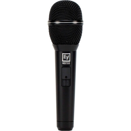 ELECTRO-VOICE ND76S Micrófono vocal cardioide dinámico con interruptor de encendido/apagado
