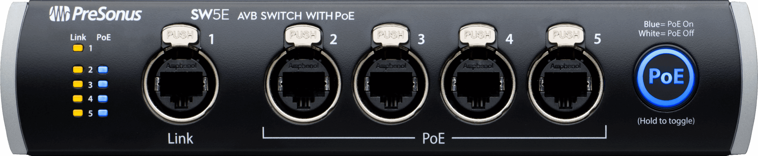 PRESONUS, SW5E NETWORK SWITCH AND BRIDGE